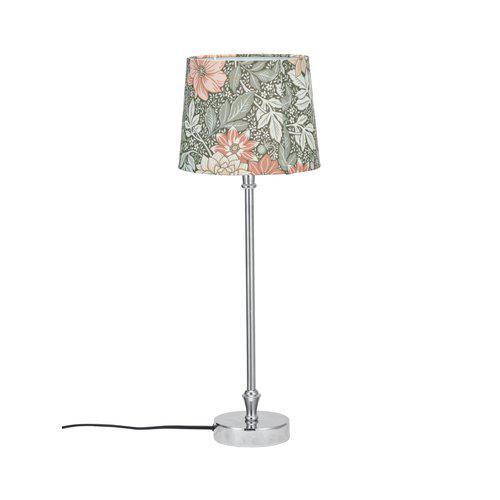 PR Home - Liam 55cm - Bordslampa - Silver/Grön