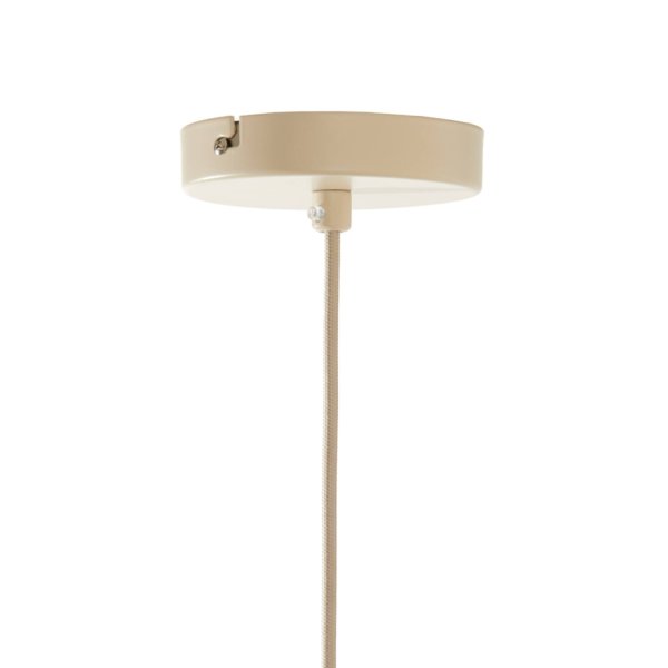 Elati Ø50 Sand taklampa från Light & Living - Elati &auml;r en stilfull takpendel i sandf&auml;rgad ton, d&auml;r den unika sk&auml;rmen i meshtyg skapar ett mjukt och behagligt ljus.