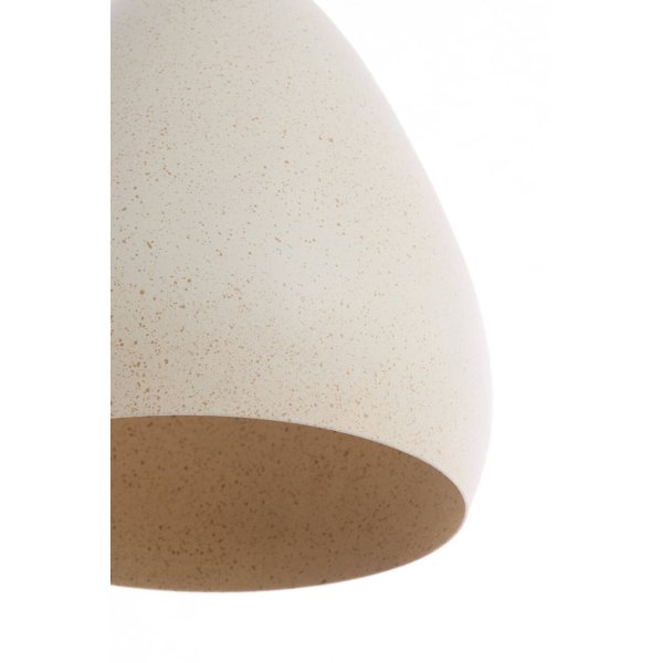 Risari Ø24 Sand taklampa från Light & Living - Risari &auml;r en stilfull takpendel i ljus sandf&auml;rg med subtila och naturliga bruna st&auml;nk &ouml;ver hela sk&auml;rmen.