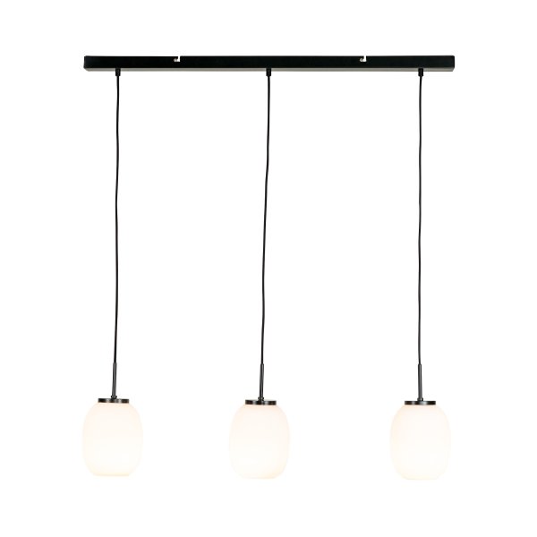 DL39 90cm Opal taklampa från Dyberg Larsen - DL39 takpendel med tre stilrena sk&auml;rmar av opalglas.