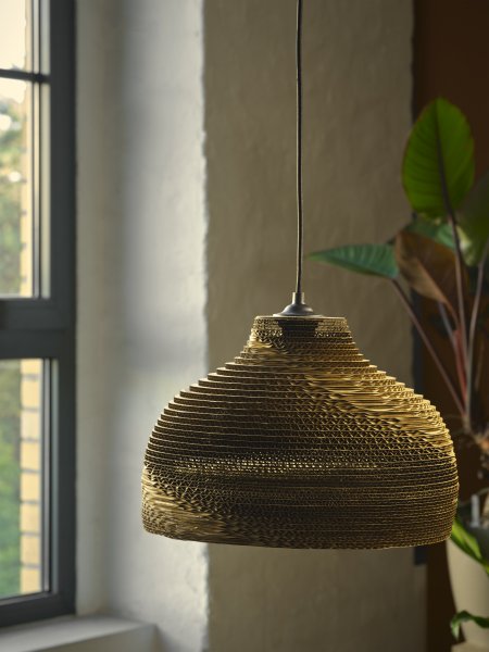 Cardboard Hat Ø36 Brun taklampa från Ledvance - Cardboard &auml;r en simpel pendel med h&aring;llbar design.