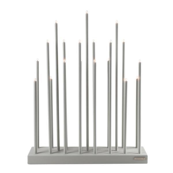 SMAK Design - Elflugan Grande - Adventsljusstake - Ljusgrå