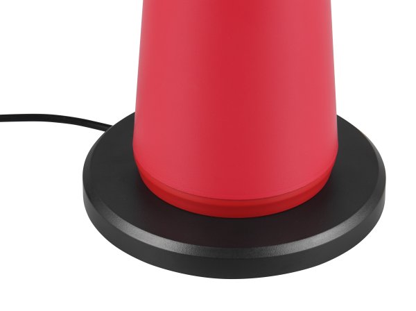 Fungo 30cm Röd portabel från Trio Lighting - Den b&auml;rbara bordslampan Fungo kombinerar tidl&ouml;s design med innovativa funktioner, vilket g&ouml;r den till en favorit bland uppladdningsbara lampor.