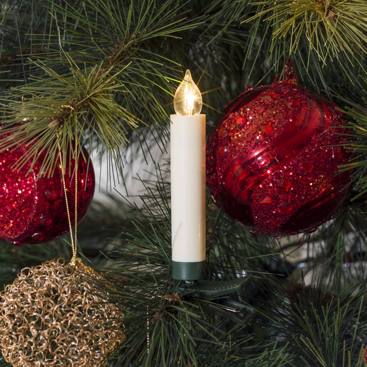 Tilläggsset 5LED batteri Vit från Konstsmide - Ut&ouml;ka din julgransbelysning med detta praktiska till&auml;ggsset som inneh&aring;ller 5 extra ljus.