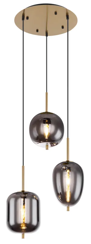 Globo Lighting - Blacky Ø46 - Taklampa - Mässing