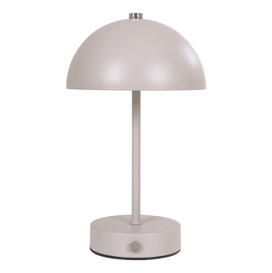Holt LED 25cm Sand portabel från House of Nordic - De klassiska formen i s&auml;ndf&auml;rgad metall med silvriga detaljer bidrar med en harmonisk atmosf&auml;r till rummet.