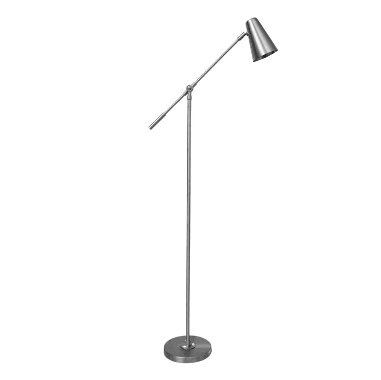 Ramo Matt rostfritt stål golvlampa från H. Skjalm P - Anv&auml;nd den bredvid soffan, i l&auml;sh&ouml;rnan, som nattlampa vid s&auml;ngen, i hallen eller p&aring; kontoret.