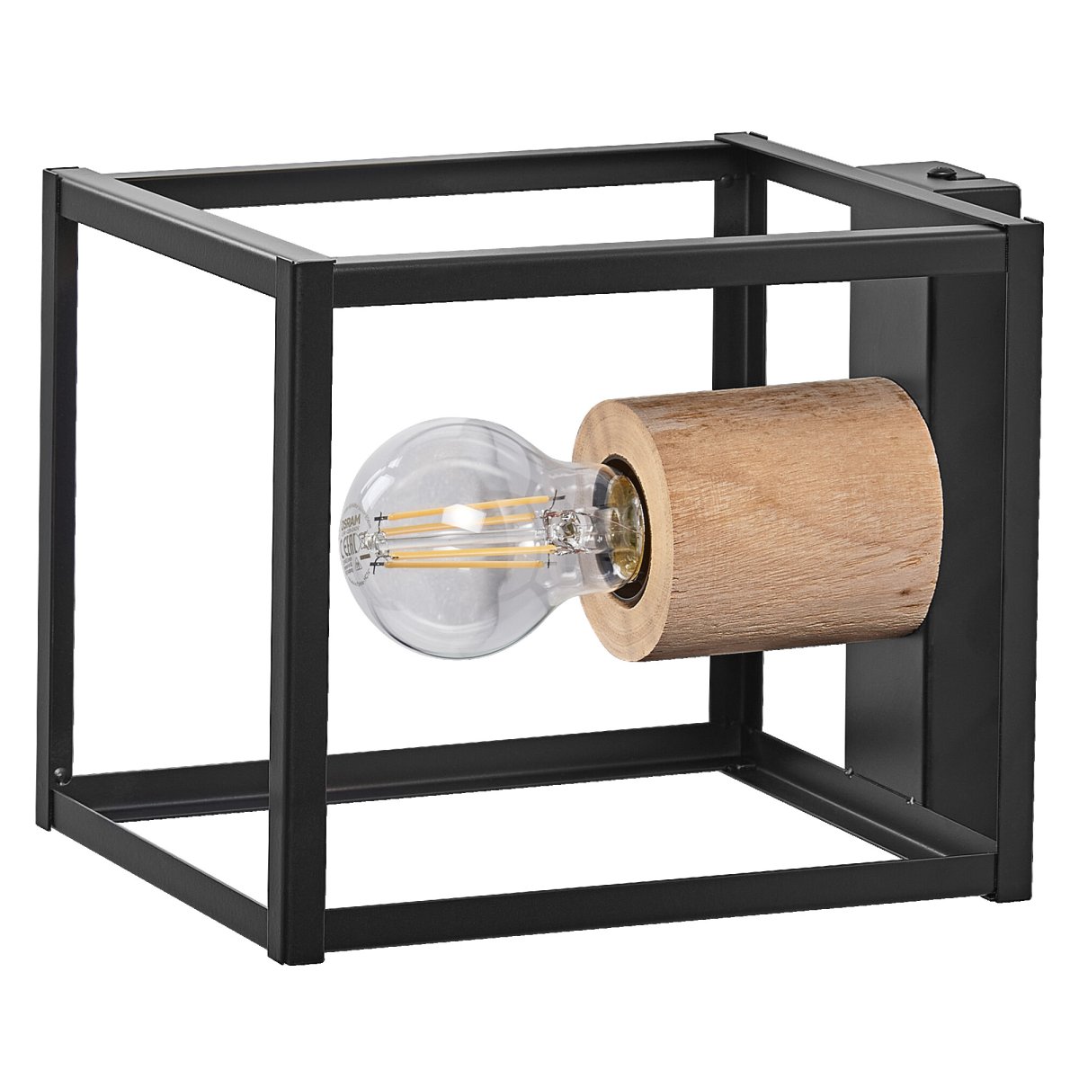 Nairobi 22cm Svart vägglampa från Ledvance - Perfekt f&ouml;r att framh&auml;va en snygg gl&ouml;dlampa och ge rummet en inbjudande atmosf&auml;r.