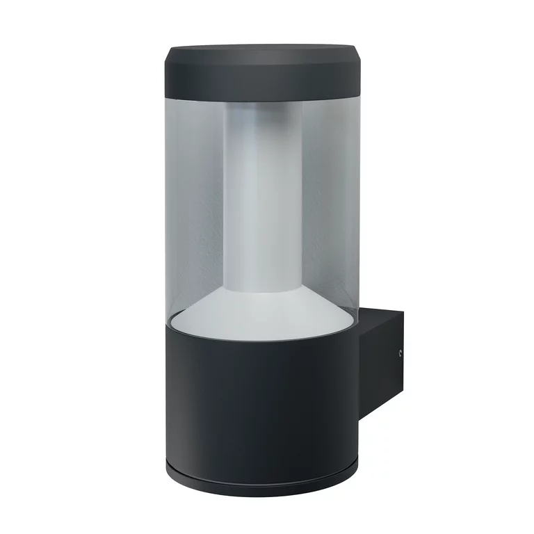 Lantern Modern Mörkgrå utelampa från Osram - Lantern&nbsp;Modern &auml;r en modern och stilfull fasadlampa som ger b&aring;de funktion och elegans till din entr&eacute; eller uteplats.