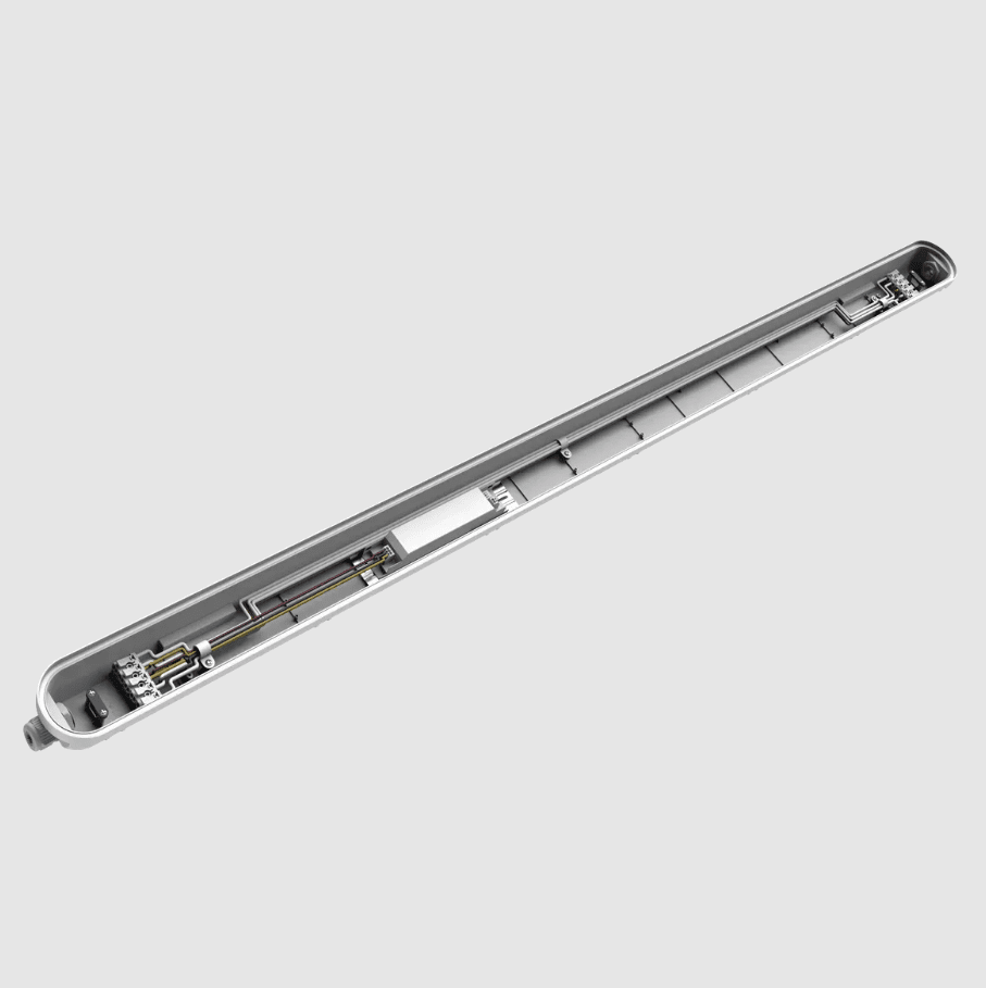 Sixtyfivey 4000K 150cm Grå från Designlight - Armaturen erbjuder b&aring;de flexibilitet och enkelhet tack vare funktioner som:Genomkoppling med 5-polig snabbkopplingsplint f&ouml;r smidig vidarematningRostfria clips f&ouml;r s&auml;ker och h&aring;llbar inf&auml;stningF&auml;ste f&ouml;r linmontage medf&ouml;ljer i paketetJusterbar effekt via DIP-switch f&ouml;r optimal ljusanpassningSixtyfivey ing&aring;r i Designlights Grab&rsquo;n Go-sortiment, en produktserie framtagen f&ouml;r enkelhet, tillf&ouml;rlitlighet och snabb installation.