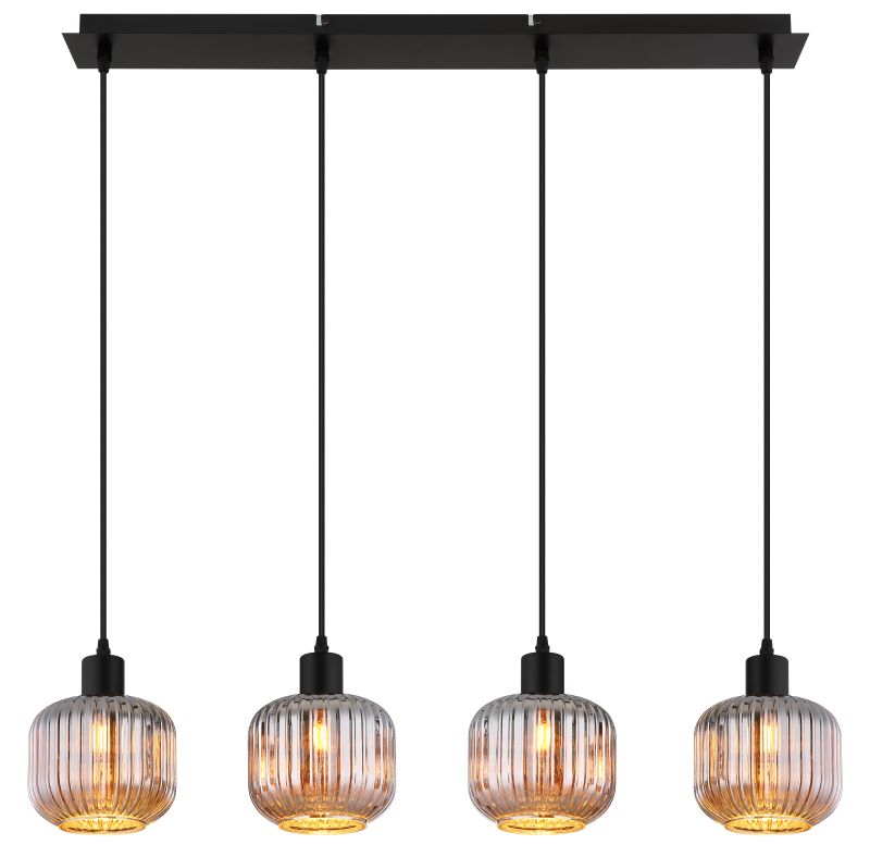 Globo Lighting - Tom 80cm - Taklampa - Rökfärgad