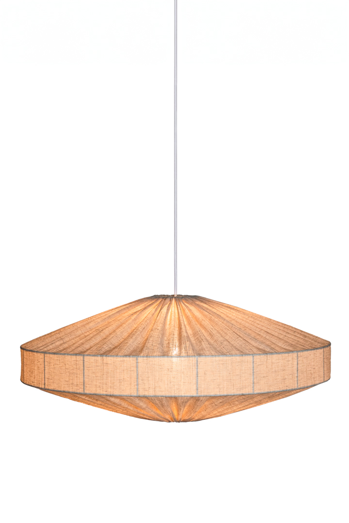 Alba skärm exkl. upphäng Ø78 Natur taklampa från Alde & Lind - Med linnetyget i en beige/naturlig f&auml;rg f&aring;r lampsk&auml;rmen Alba ett sofistikerat och elegant uttryck.
