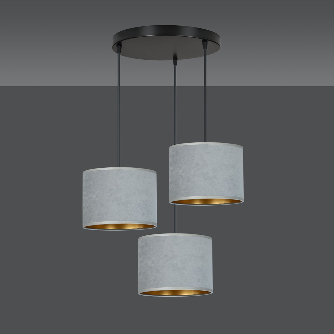 Hilde Ø50 Grå taklampa från Emibig Lighting - Den enkla konstruktionen och den eleganta f&auml;rgskalan g&ouml;r Hilde till ett m&aring;ngsidigt val som sm&auml;lter in i m&aring;nga olika rum och stilar.