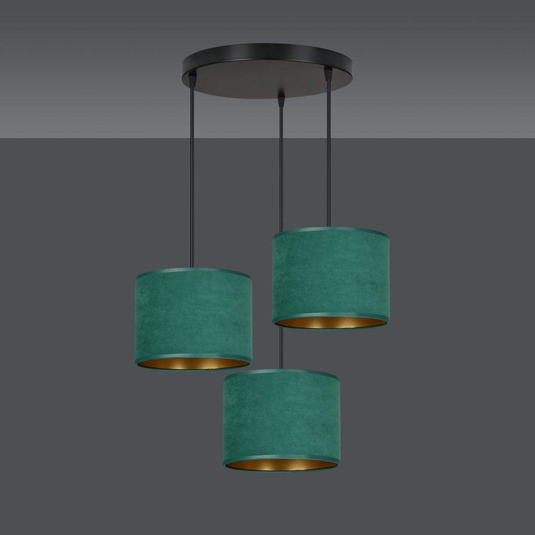 Hilde Ø50 Grön taklampa från Emibig Lighting - Den enkla konstruktionen och den eleganta f&auml;rgskalan g&ouml;r Hilde till ett m&aring;ngsidigt val som sm&auml;lter in i m&aring;nga olika rum och stilar.