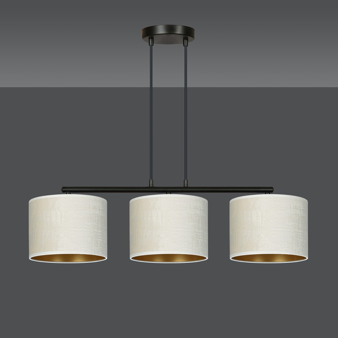 Hilde 72cm Beige taklampa från Emibig Lighting - Den enkla konstruktionen och den eleganta f&auml;rgskalan g&ouml;r Hilde till ett m&aring;ngsidigt val som sm&auml;lter in i m&aring;nga olika rum och stilar.