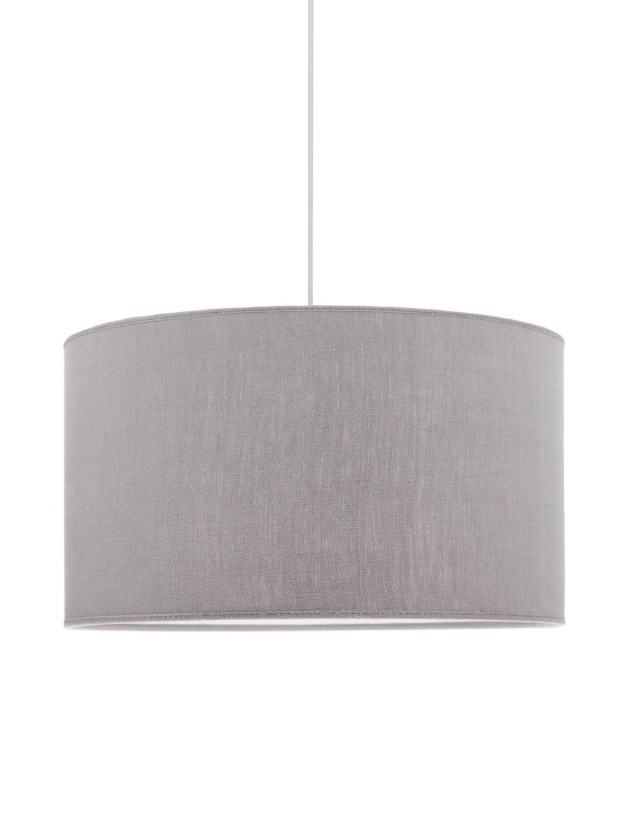 Sara Ø55 Grå taklampa från PR Home - Sk&auml;rmen har en ljus insida som f&ouml;rst&auml;rker ljusfl&ouml;det och ger en mjuk atmosf&auml;r.