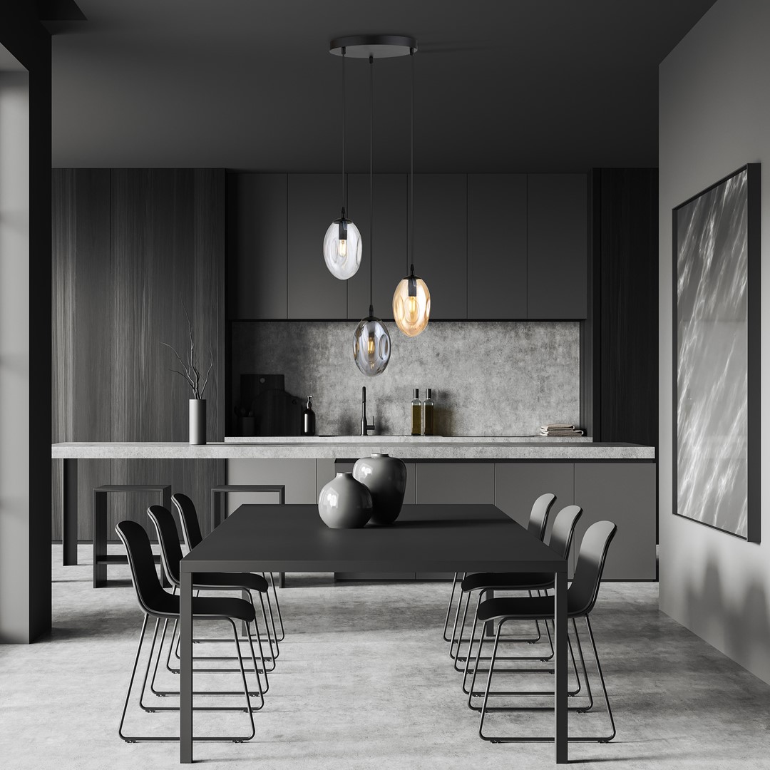 Astral Ø40 Flerfärgad taklampa från Emibig Lighting - Denna moderna lampa har en unik sk&auml;rmform &ndash; elegant och str&ouml;mlinjeformad &ndash; som tillf&ouml;r rummet b&aring;de charm och karakt&auml;r.