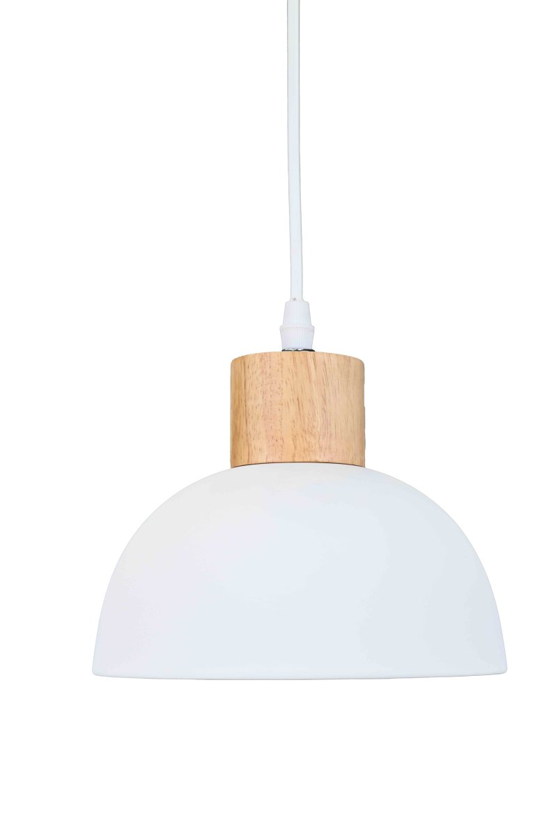Zoom bild av Paraply Ø18 Vit fönsterlampa från Pixie Design - F&ouml;nsterlampan Paraply &auml;r en stilren vit f&ouml;nsterlampa med tr&auml;detaljer.