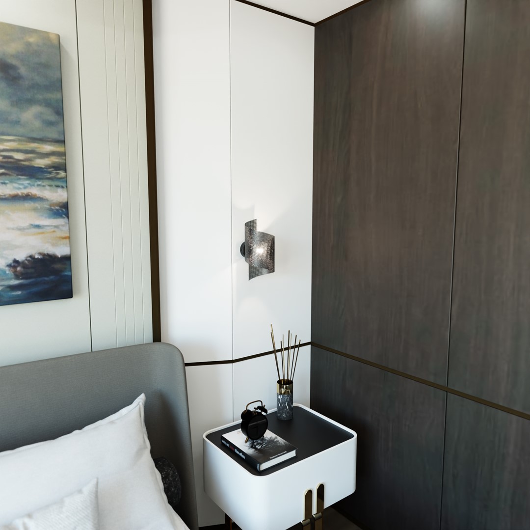 Spiral 30cm Svart vägglampa från Emibig Lighting - Spiral &ndash; tillverkad i metalln&auml;t som ger den ett okonventionellt och stilrent intryck.