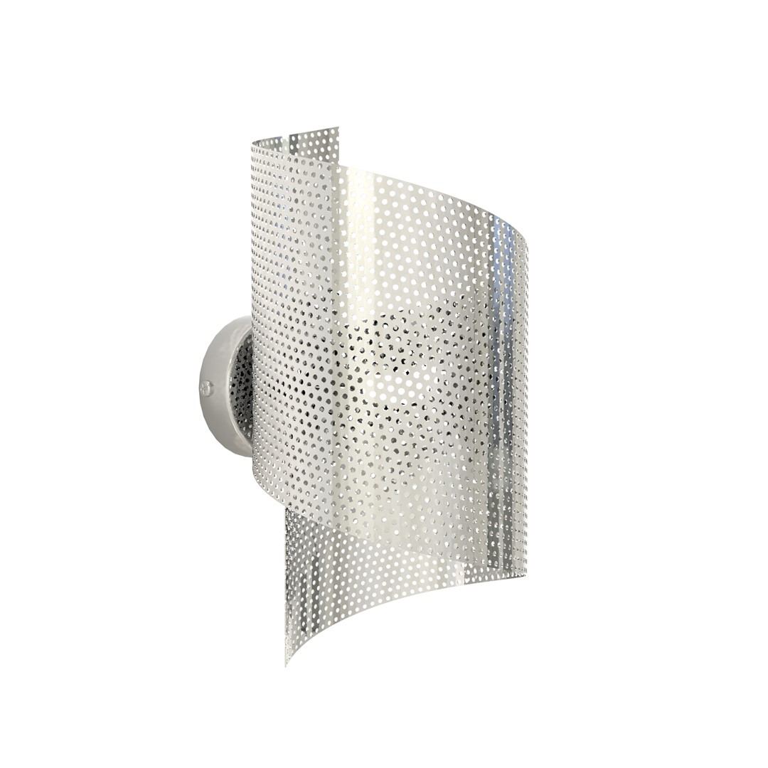 Emibig Lighting - Spiral 30cm - Vägglampa - Krom