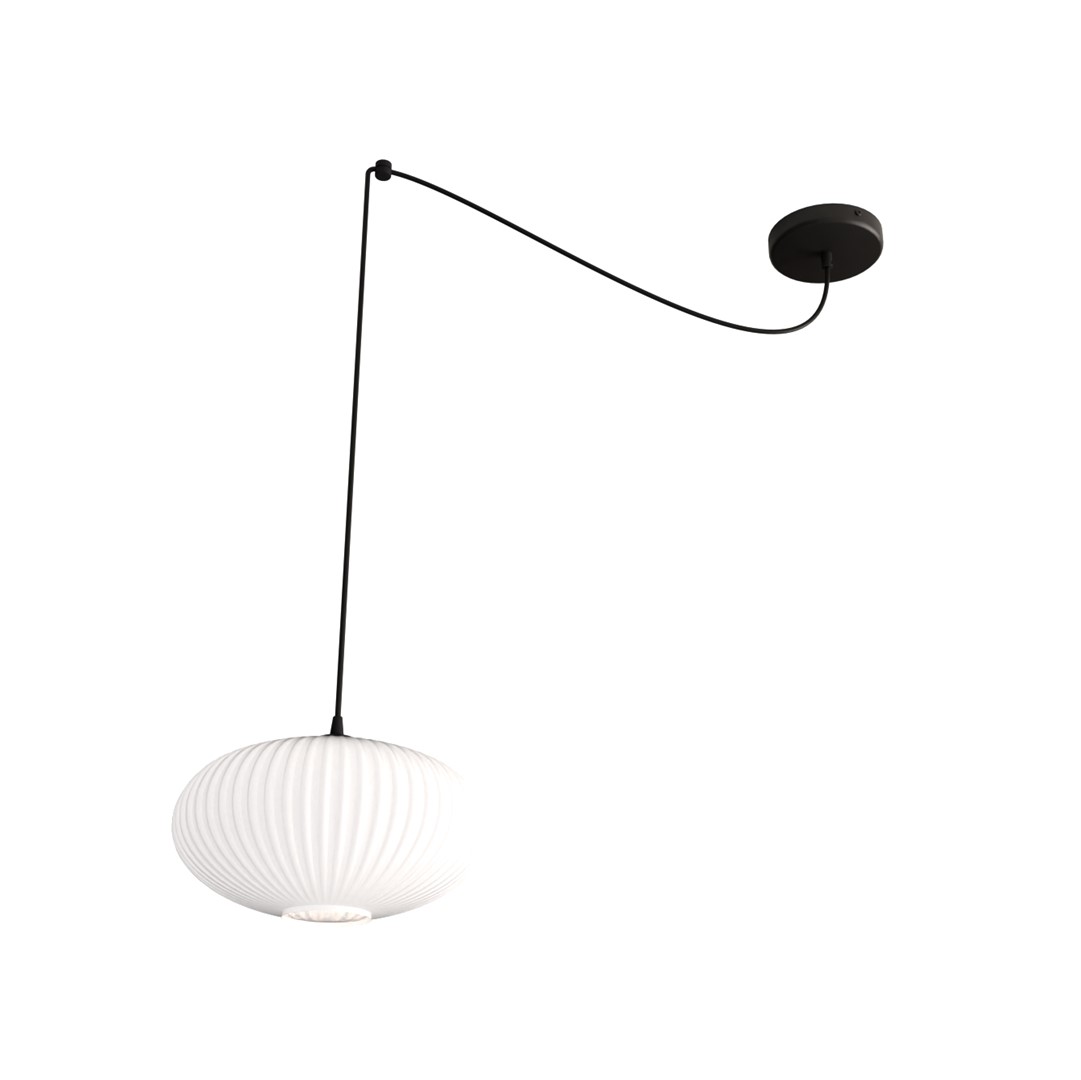 Origo Ø30 Vit taklampa från Emibig Lighting - Origo passar perfekt i milj&ouml;er som vardagsrum eller restauranger och &auml;r en idealisk kombination av estetik och kvalitet.