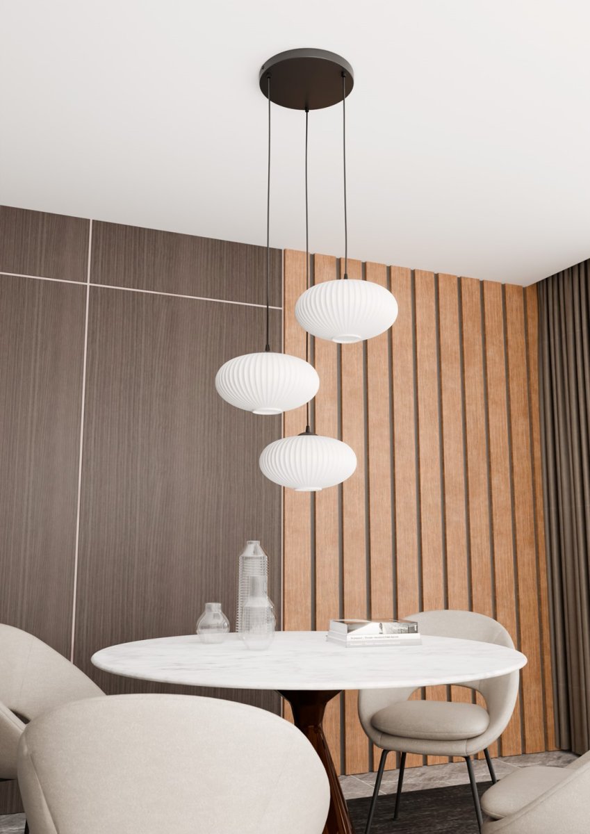 Coco Ø53 Vit taklampa från Emibig Lighting - Perfekt f&ouml;r vardagsrum och matplatser &ndash; Coco fungerar som en snygg accent i alla typer av inredningar.