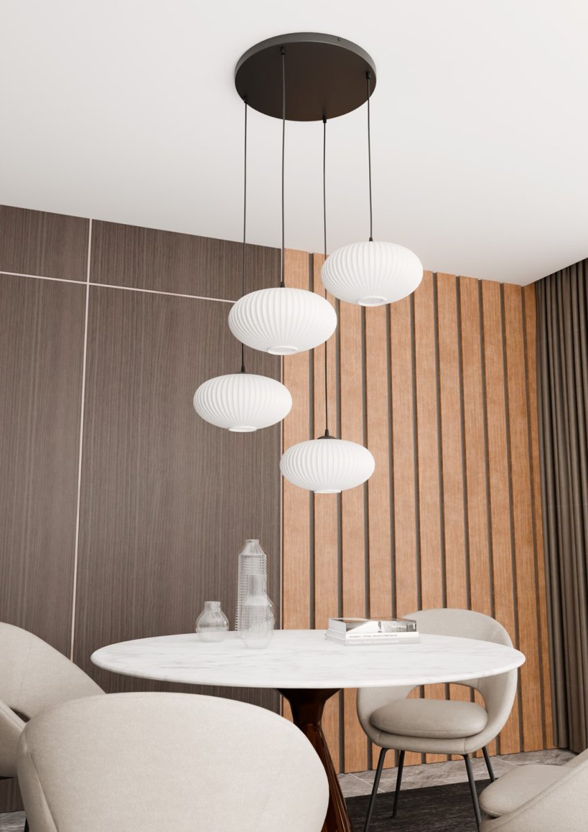 Coco Ø70 Vit taklampa från Emibig Lighting - Perfekt f&ouml;r vardagsrum och matplatser &ndash; Coco fungerar som en snygg accent i alla typer av inredningar.