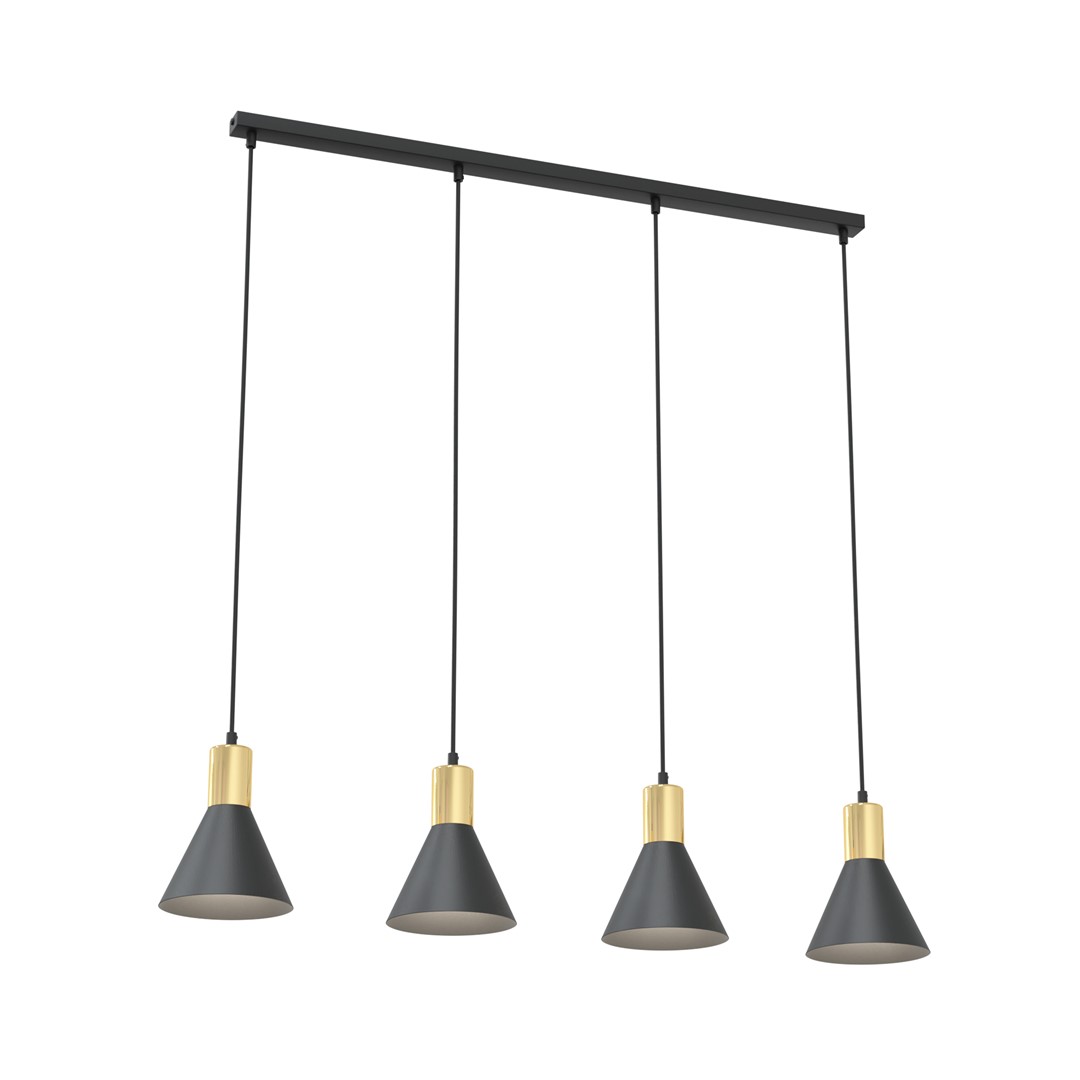 Emibig Lighting - Rosa 90cm - Taklampa - Svart