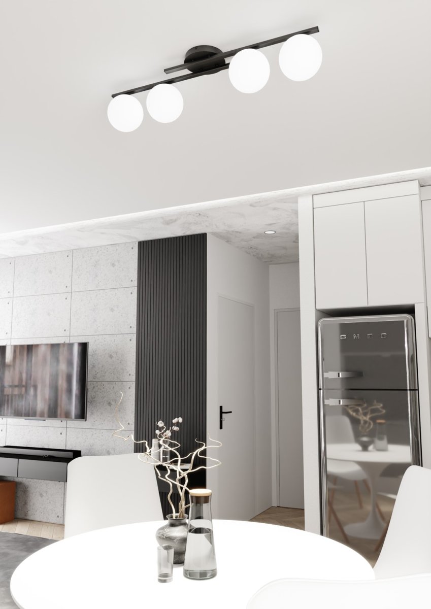 Kairo 87cm Svart plafond från Emibig Lighting - Den minimalistiska designen passar perfekt i alla hem och stilar.