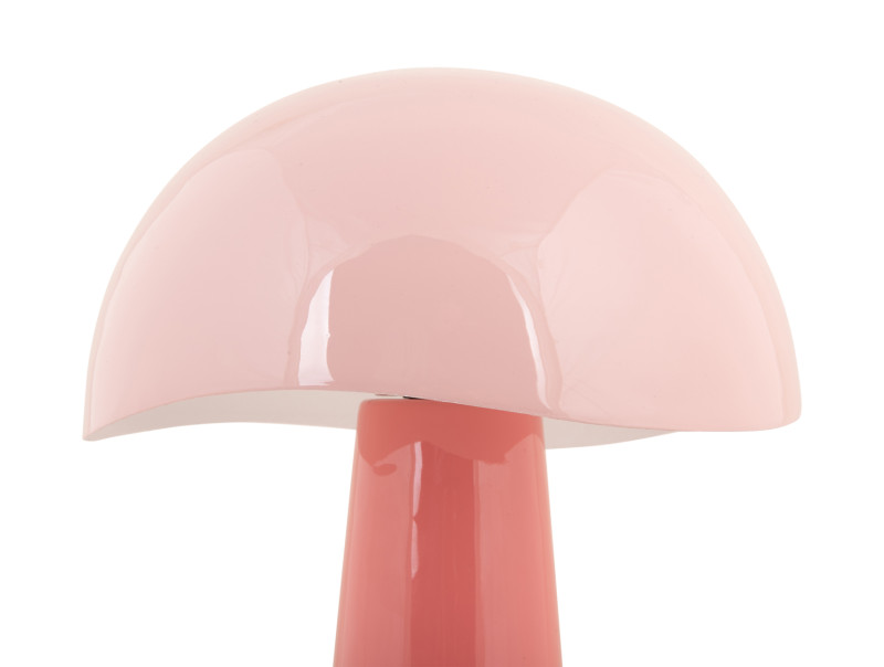 Grato 33cm Rosa bordslampa från Leitmotiv - Lampfoten i klar rosa nyans tillsammans med den mjukare ljusrosa sk&auml;rmen skapar ett varmt och harmoniskt uttryck.