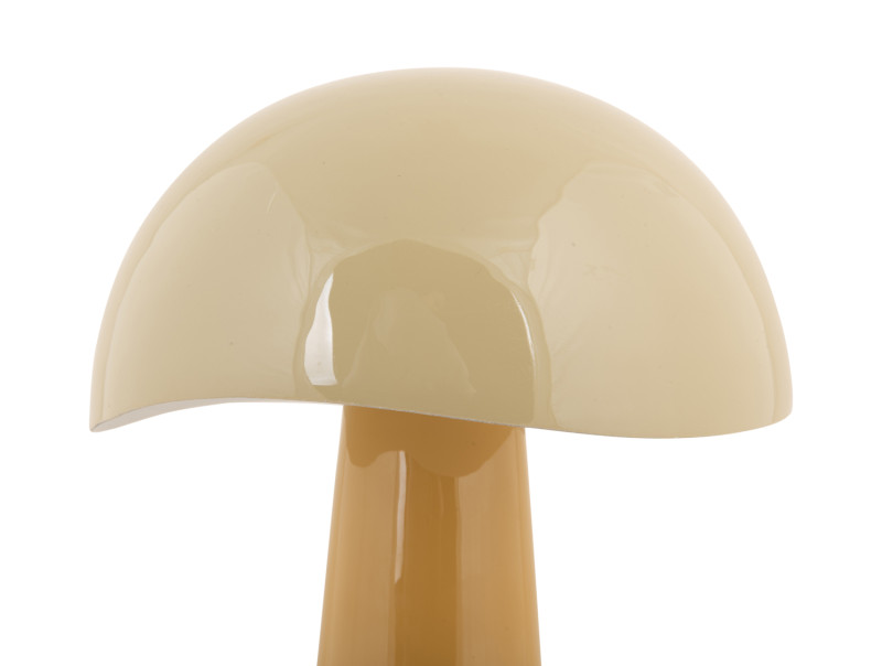 Grato 33cm Gul bordslampa från Leitmotiv - Lampfoten i honungsgul nyans tillsammans med den mjukare gula sk&auml;rmen skapar ett varmt och harmoniskt uttryck.