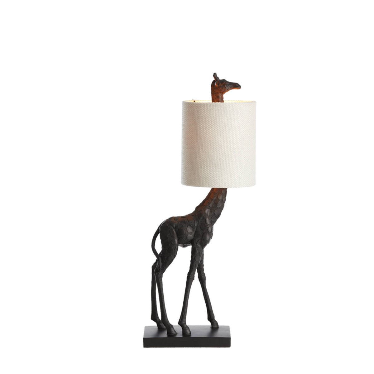Giraffe 60cm Svart bordslampa från Light & Living - Giraffe &auml;r en unik bordslampa som kombinerar dj&auml;rv design med elegans.