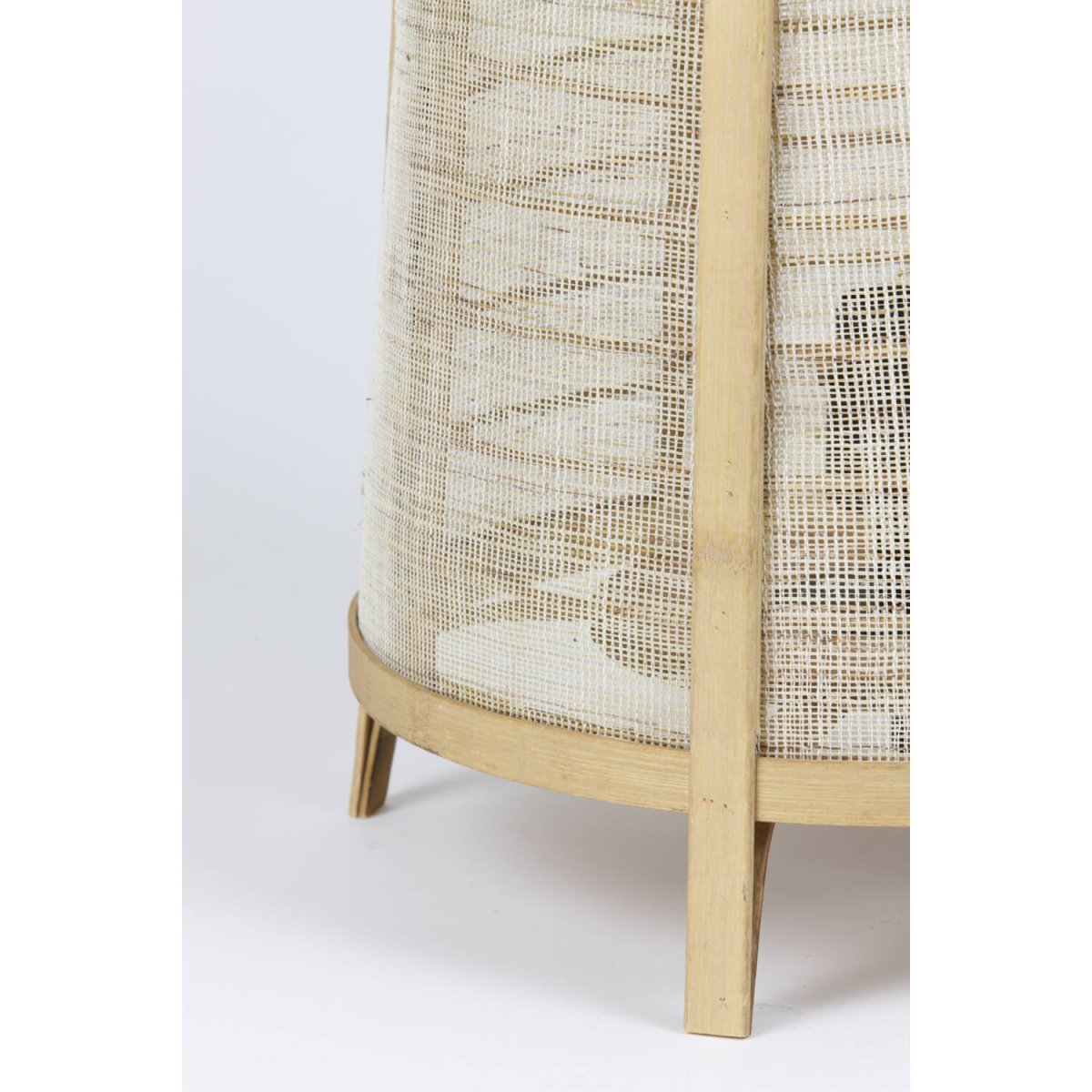 Jacinto 60cm Natur bordslampa från Light & Living - Skapa en varm och harmonisk atmosf&auml;r med Jacinto, en stilfull lampa i bambu och linne.