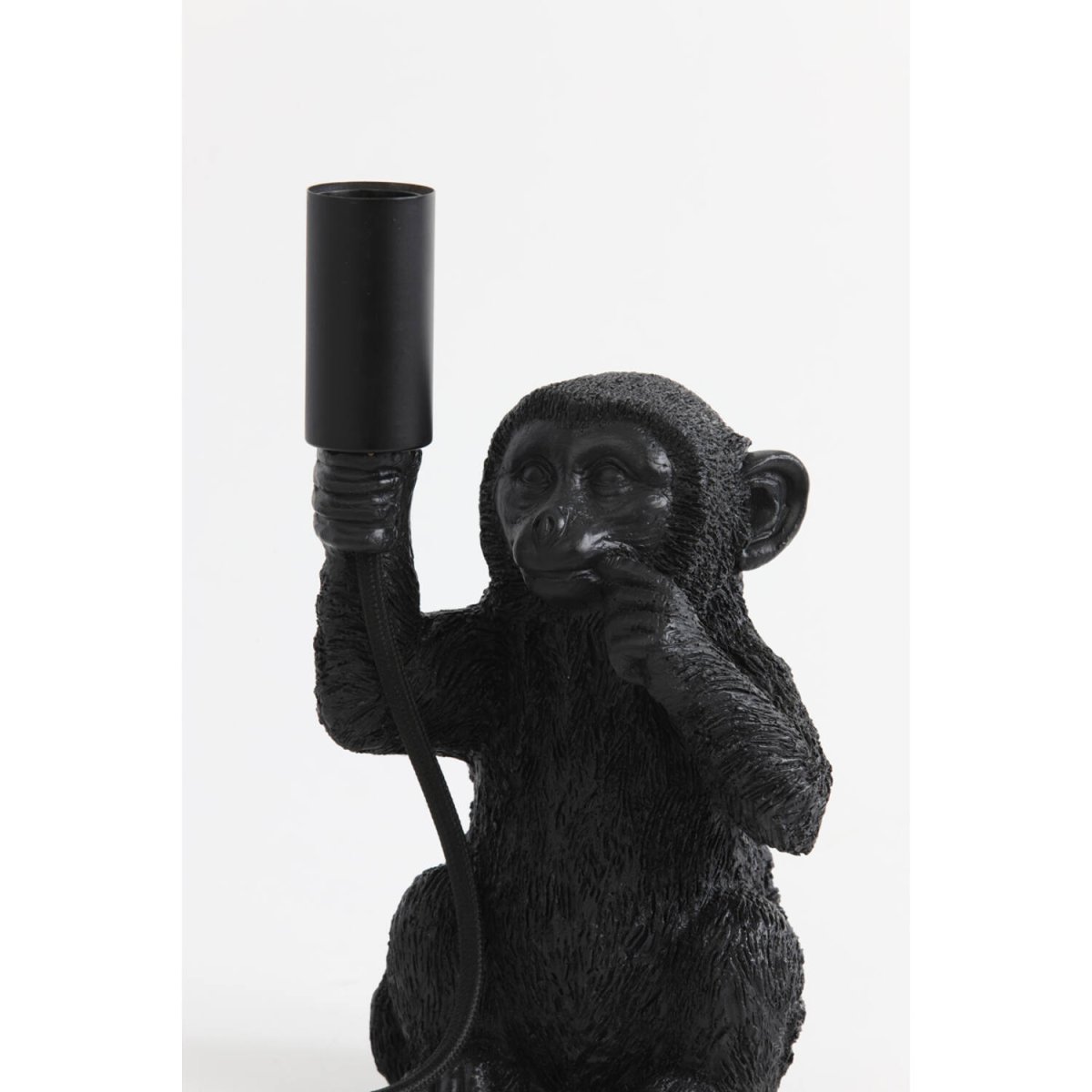Monkey 23cm Svart bordslampa från Light & Living - Monkey &auml;r en lekfull lampa med karakt&auml;r, l&aring;t den lysa upp ditt hem med sin unika och charmiga design!