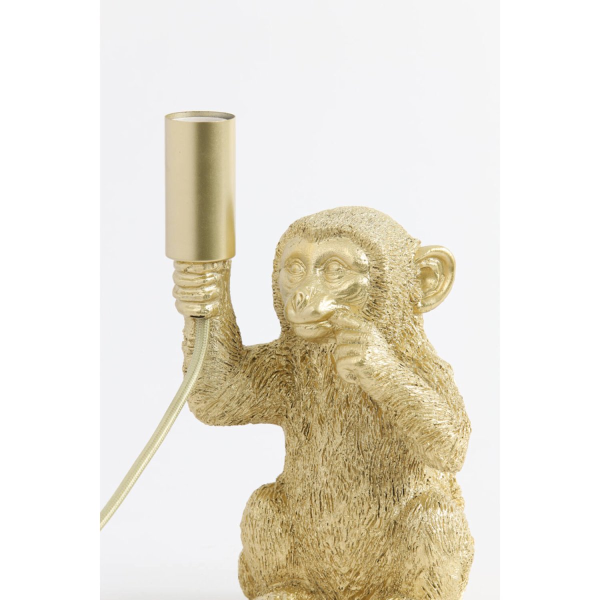 Monkey 23cm Guld bordslampa från Light & Living - Monkey &auml;r en lekfull lampa med karakt&auml;r, l&aring;t den lysa upp ditt hem med sin unika och charmiga design!