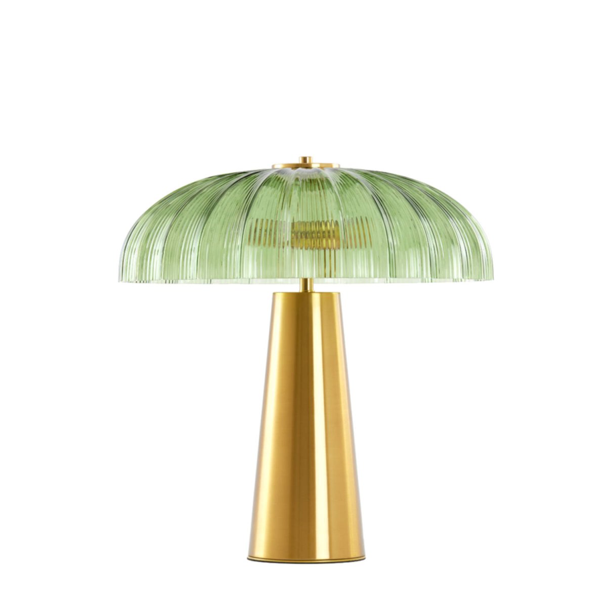 Fungo 50cm Guld bordslampa från Light & Living - Den eleganta och sofistikerade designen ger en lyxig touch till inredningen och skapar en varm, behaglig ljusspridning.