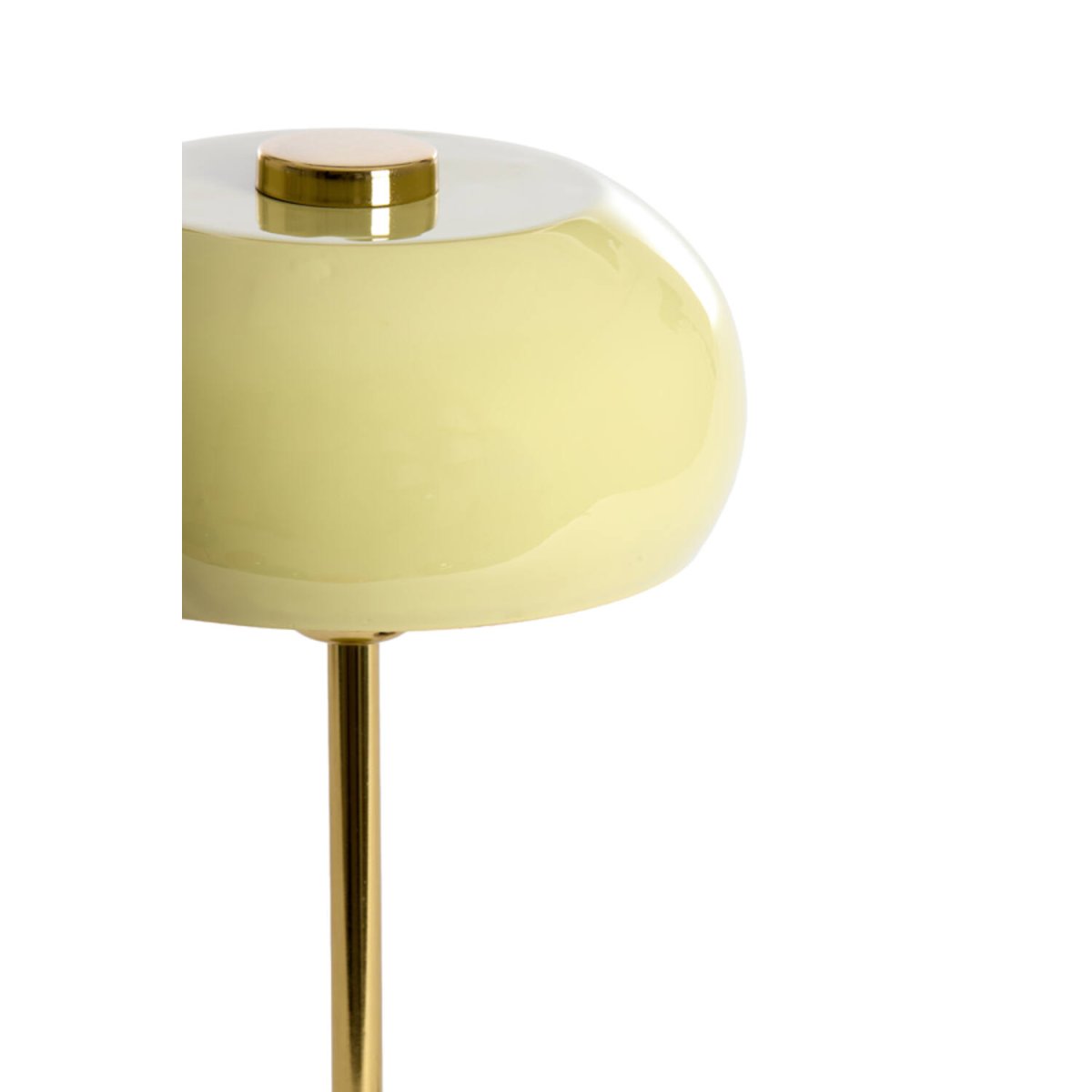 Surin 40cm Ljusgrön bordslampa från Light & Living - Surin &auml;r en stilfull bordslampa med en blank ljusgr&ouml;n sk&auml;rm och en fot i guld-finish.