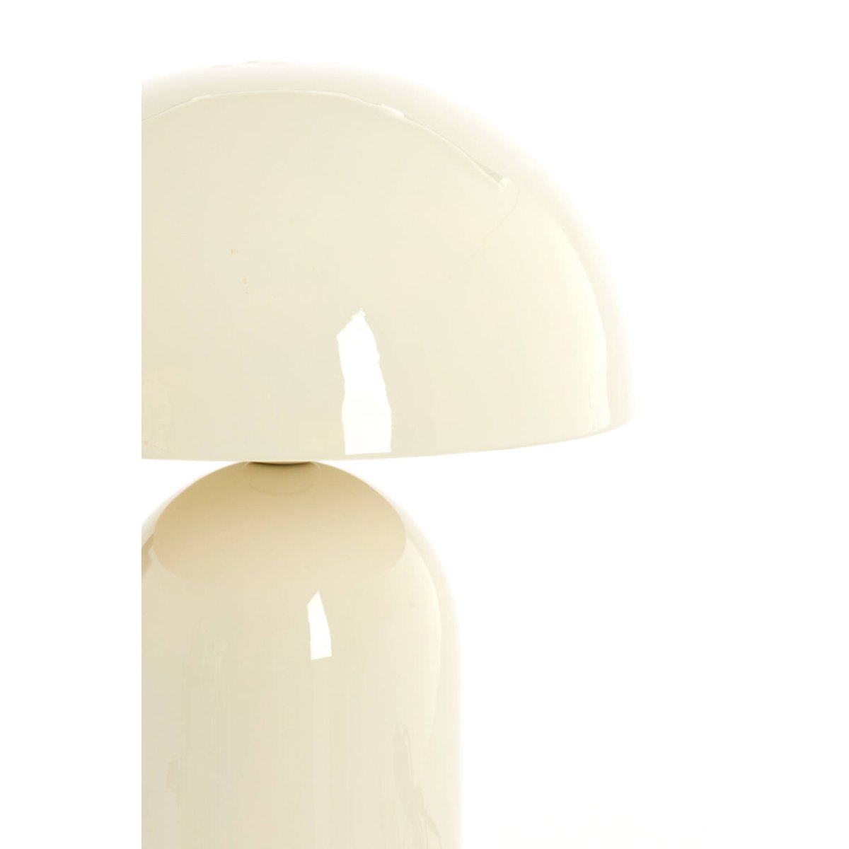 Tolima 48cm Krämvit bordslampa från Light & Living - Lampans harmoniska f&auml;rgton sprider en varm, behaglig k&auml;nsla i rummet &ndash; perfekt som st&auml;mningsbelysning p&aring; s&auml;ngbordet, i f&ouml;nstret eller p&aring; en hylla.