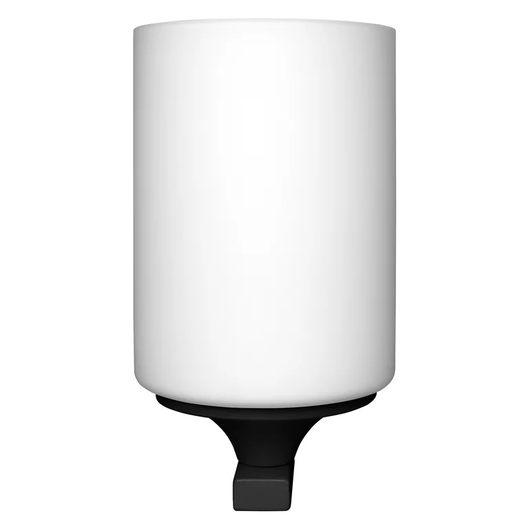 Lantern Cylinder Svart utelampa från Ledvance - Den &auml;r tillverkad av pressgjuten aluminium f&ouml;r h&ouml;g h&aring;llbarhet och har en diffusor i h&auml;rdat matt glas som ger ett mjukt och behagligt ljus.