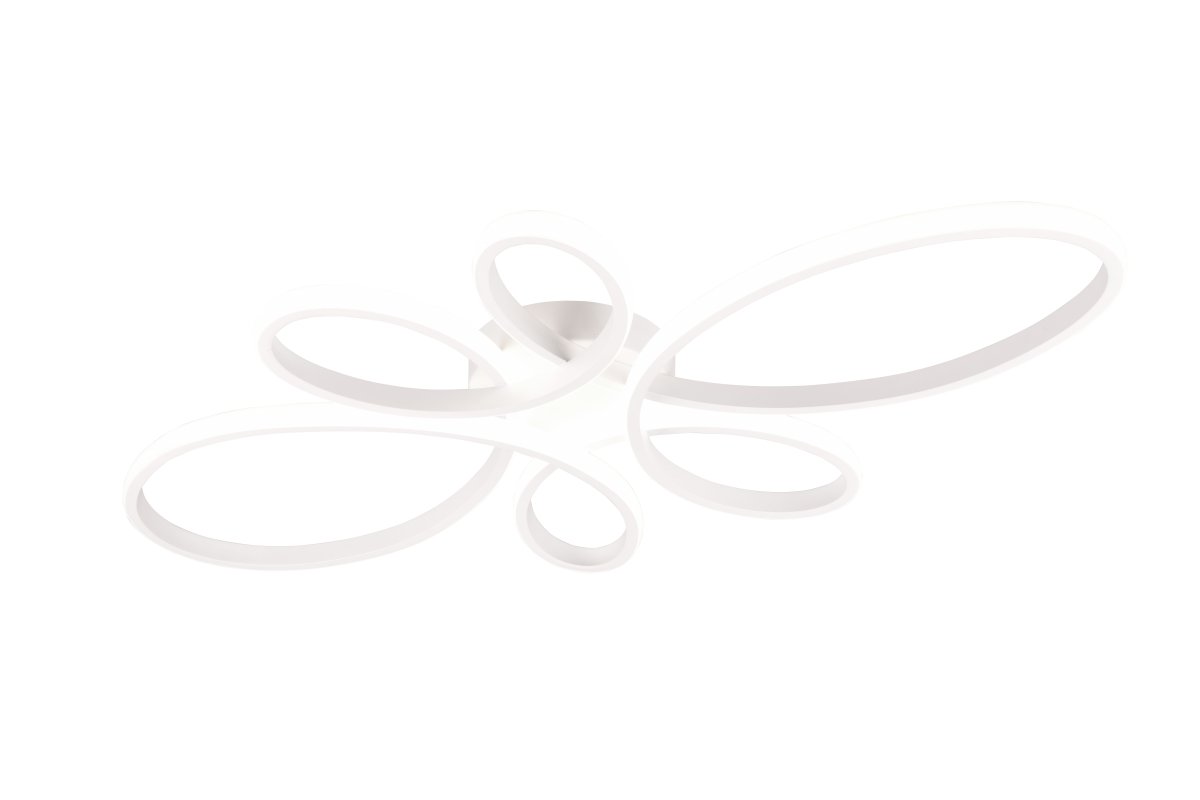 Fly 83cm Vit plafond från Trio Lighting - Plafonden Fly kombinerar modern design med funktionell belysning och blir en stilfull mittpunkt i vardagsrummet.