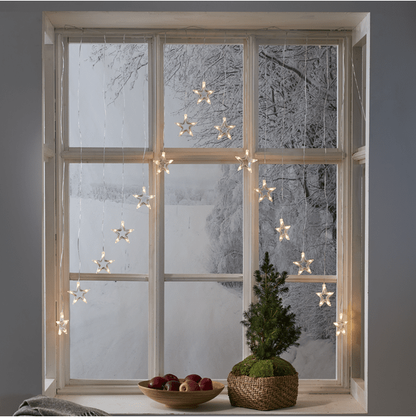 Star Trading - Ljusgardin DecyStar 1,2m - Ljusslinga - Transparent