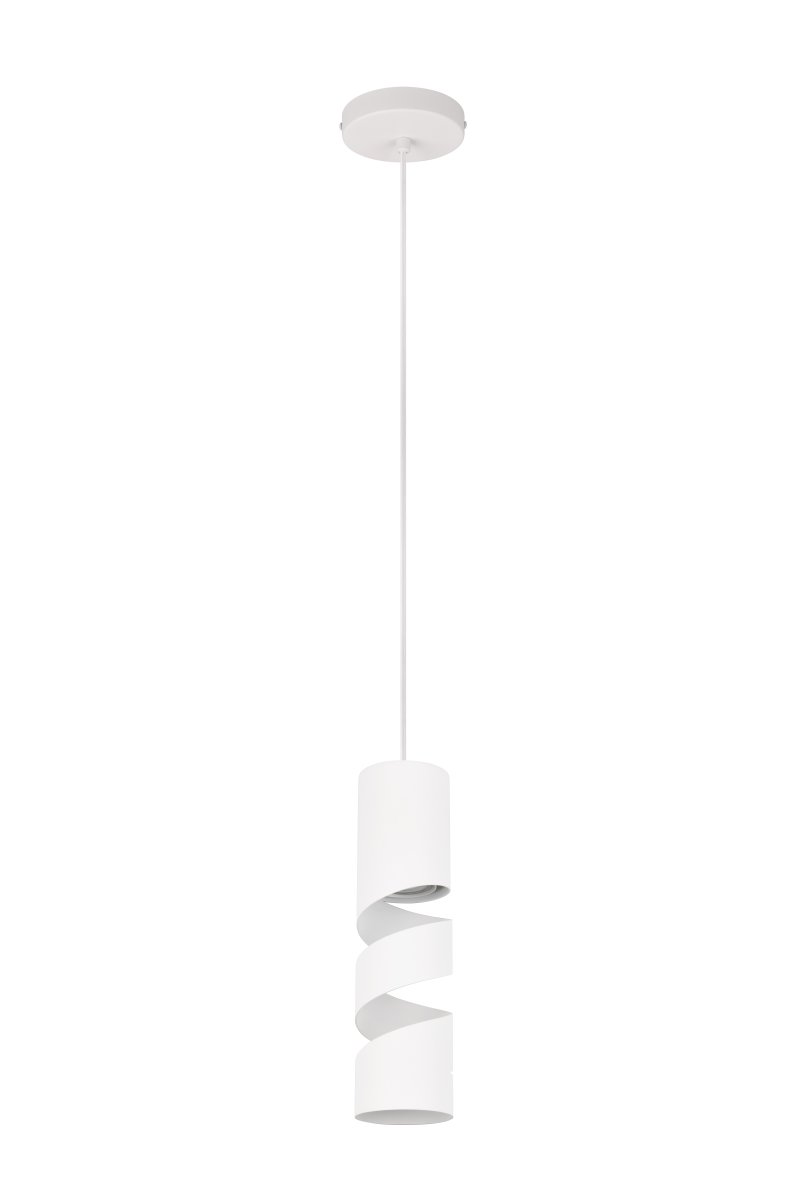 Stream 28cm Vit taklampa från Trio Lighting - Stream &auml;r en modern och elegant takpendel som f&aring;ngar blicken med sin unika spiralformade design.