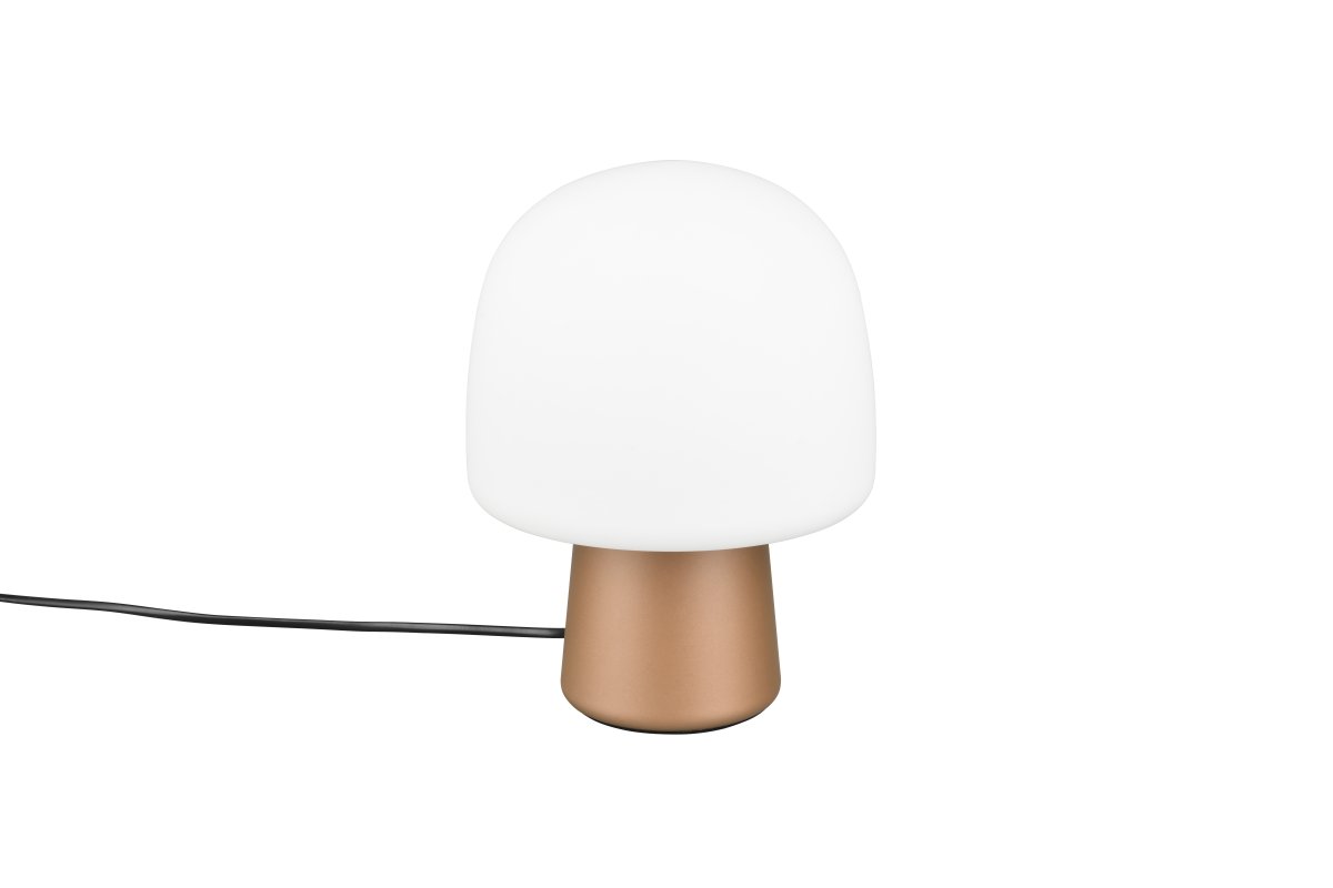 Steen 27cm Coffee bordslampa från Trio Lighting - Steen bordslampa f&ouml;renar modern elegans med en distinkt svampformad design som f&aring;ngar blicken.