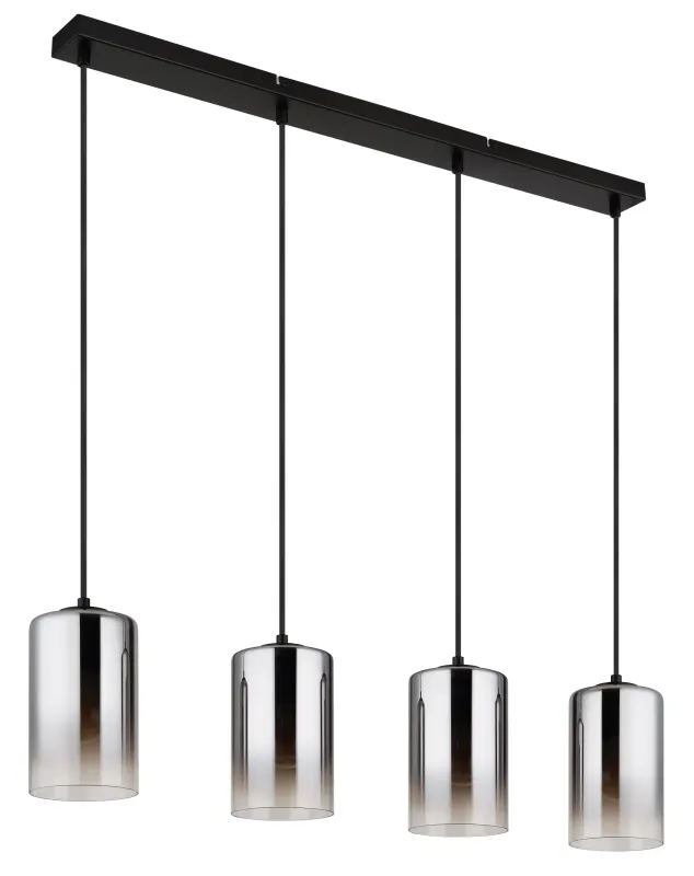 Roy 86cm Rökfärgad taklampa från Globo Lighting - Roy takpendel kombinerar modern design med funktionalitet och blir en elegant detalj i ditt hem.