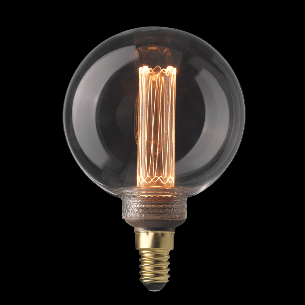 UNI-K E14 glob 80 2,3W 1800K från Unison - UNI-K Glob 80 Klar Dimbar 1800K 70lm 2,3W E14 &ndash; Dimbar globlampa med liten sockel &ndash; E14.