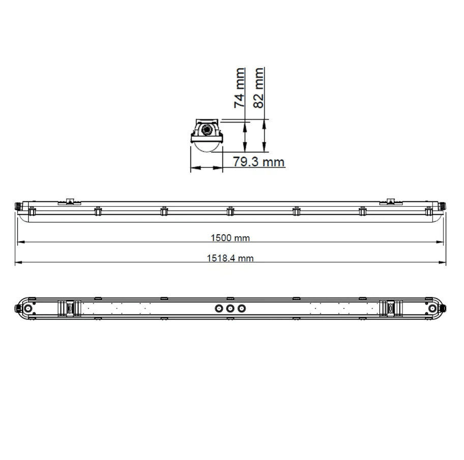 Sixtyfivey 4000K 150cm Grå från Designlight - Armaturen erbjuder b&aring;de flexibilitet och enkelhet tack vare funktioner som:Genomkoppling med 5-polig snabbkopplingsplint f&ouml;r smidig vidarematningRostfria clips f&ouml;r s&auml;ker och h&aring;llbar inf&auml;stningF&auml;ste f&ouml;r linmontage medf&ouml;ljer i paketetJusterbar effekt via DIP-switch f&ouml;r optimal ljusanpassningSixtyfivey ing&aring;r i Designlights Grab&rsquo;n Go-sortiment, en produktserie framtagen f&ouml;r enkelhet, tillf&ouml;rlitlighet och snabb installation.
