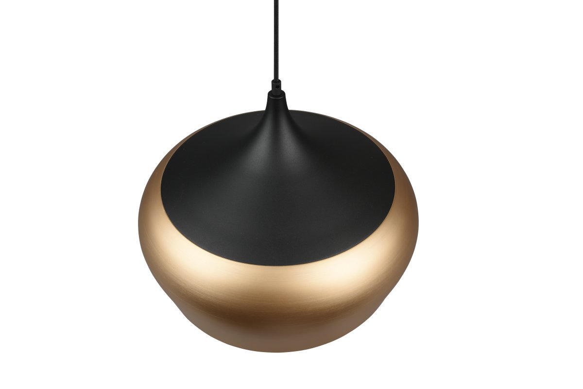 Chiron Ø45 Mässing taklampa från Trio Lighting - Med sin stilrena design och exklusiva materialval blir Chiron en tidl&ouml;s och i&ouml;gonfallande detalj i ditt hem.