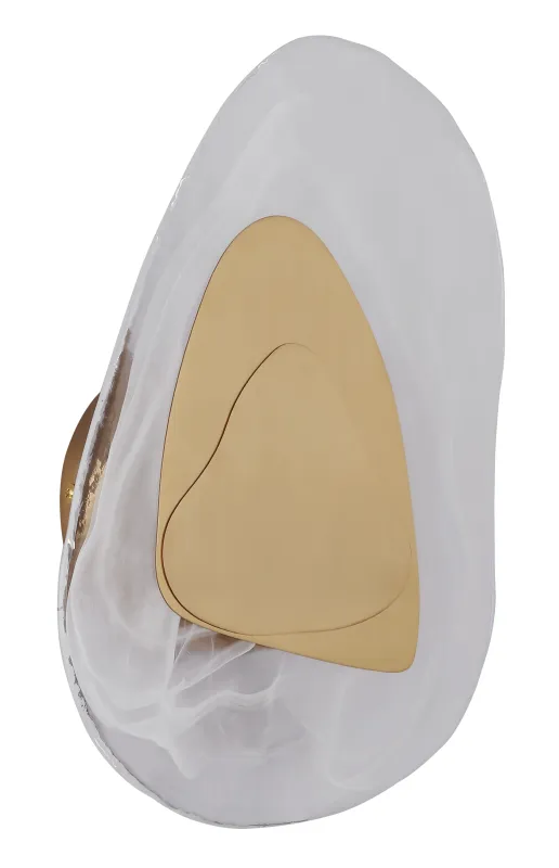 Dorsey 32cm Guld vägglampa från Globo Lighting - Dorsey v&auml;gglampa f&ouml;rtrollar med sin unika molnformade design och skapar en harmonisk atmosf&auml;r i varje rum.