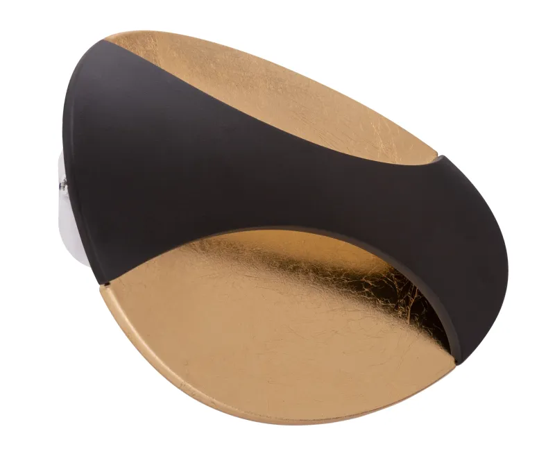 Alexandra 21cm Guld vägglampa från Globo Lighting - Den medf&ouml;ljande 6W LED-lampan ger en behaglig belysning med 230 lumen och en varm ljusf&auml;rg p&aring; 3000K.