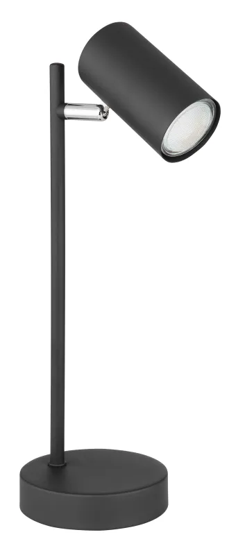 Robby 35cm Svart skrivbordslampa från Globo Lighting - Robby &auml;r en praktisk skrivbordslampa som blir ett stilfullt tillskott till ditt hem.